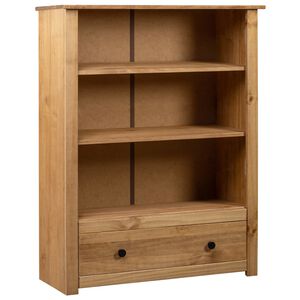 vidaXL Librería de madera maciza de pino estilo Panamá 80x35x110 cm