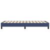 vidaXL Estructura de cama con somier tela azul 90x200 cm