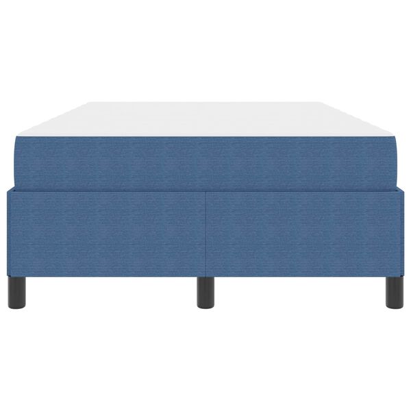 vidaXL Estructura de cama con colch&oacute;n Azul 120 x 190 cm tela