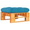 vidaXL Otomana de jard&iacute;n de palets madera pino impregnada marr&oacute;n miel