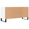 vidaXL Mueble de TV madera de ingenier&iacute;a blanco 104x35x50 cm