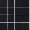 vidaXL Coj&iacute;n para pal&eacute;s tela a cuadros negro 50x50x12 cm