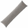 vidaXL Funda de almohada ALMELO Gris Claro 40 x 145 cm pana