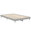 vidaXL Estructura de cama madera de ingenier&iacute;a gris Sonoma 120x190 cm