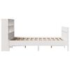 vidaXL Estructura de cama sin colch&oacute;n madera de pino blanca 120x200 cm