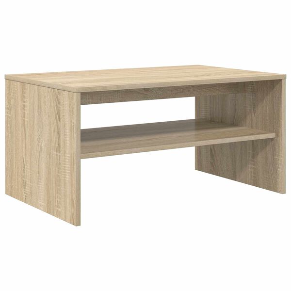 vidaXL Mesa de Caf&eacute; Roble Sonoma 80 x 50 x 40 cm Madera de ingenier&iacute;a