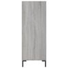 vidaXL Estantería madera de ingeniería gris Sonoma 69,5x32,5x90 cm