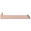 vidaXL Estante flotante 4 pcs Rosa 40 x 18 x 2,5 cm Acero