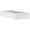 vidaXL Estructura cama sin colch&oacute;n madera maciza pino blanca 100x200cm