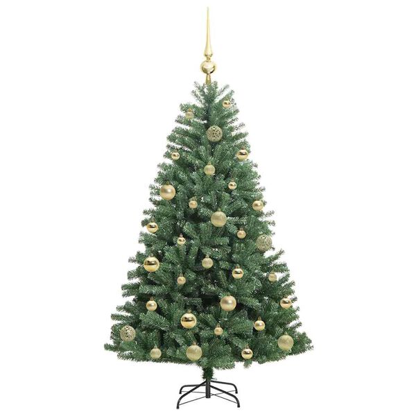 vidaXL &Aacute;rbol de Navidad artificial con ramas articuladas Verde 120 cm