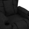 vidaXL Sill&oacute;n elevable tela negro