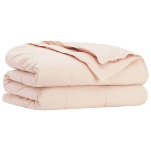 vidaXL Edred&oacute;n 135 x 200 cm Todas las estaciones Fibra de Kapok Beige