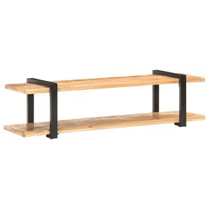 vidaXL Mueble para TV de madera maciza de mango rugosa 160x40x40 cm
