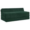 vidaXL Sof&aacute; Cama Plegable Verde oscuro 120 x 60 x 49 cm Tela