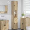 vidaXL Gabinete de Ba&ntilde;o con puerta Roble Sonoma 30 x 35 x 192 cm