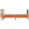 vidaXL Estructura de cama sin colch&oacute;n madera de pino marr&oacute;n 90x200 cm