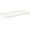 vidaXL Tablero de mesa rectangular madera de pino blanco 110x55x2,5 cm
