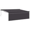 vidaXL Toldo Retr&aacute;ctil Antracita 400 x 300 cm Poli&eacute;ster y Aluminio