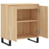vidaXL Aparador de madera contrachapada roble Sonoma 60x35x70 cm