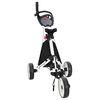 vidaXL Carro de golf Manual Negro y Blanco 100 x 69 x 114 cm Aluminio