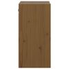 vidaXL Armario de pared madera maciza de pino marr&oacute;n miel 30x30x60 cm