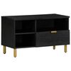vidaXL Mueble de TV madera de ingenier&iacute;a negro 80x33x46 cm