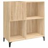 vidaXL Mueble discos madera contrachapada roble Sonoma 84,5x38x89 cm