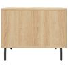 vidaXL Mesa de centro madera contrachapada roble Sonoma 50x50x40 cm