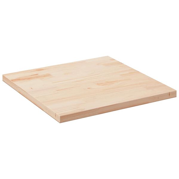 vidaXL Tablero de mesa cuadrado madera maciza de pino 90x90x2,5 cm
