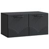 vidaXL Mueble para TV de pared Negro 59,5 x 31 x 30 cm