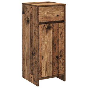 vidaXL Mueble de Cuarto de Ba&ntilde;o Madera envejecida 35 x 36,5 x 85 cm
