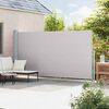 vidaXL Toldo lateral retr&aacute;ctil para patio gris 200x500 cm