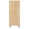 vidaXL Aparador de madera contrachapada roble Sonoma 34,5x34x180 cm