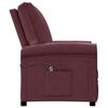vidaXL Sill&oacute;n reclinable el&eacute;ctrico tela color morado