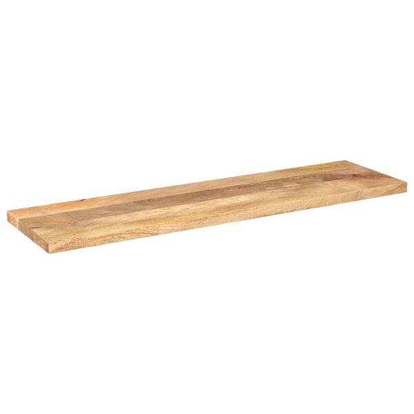 vidaXL Tablero de mesa rectangular madera maciza mango 100x20x2,5 cm