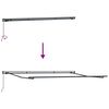 vidaXL Toldo Retr&aacute;ctil Gris Claro 400 x 300 cm Poli&eacute;ster y Acero