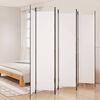 vidaXL Biombo divisor de 6 paneles de tela blanco 300x220 cm
