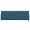 vidaXL Cama box spring con colch&oacute;n terciopelo azul oscuro 90x190 cm