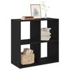vidaXL Estanter&iacute;a Roble negro 68.5 x 32 x 68.5 cm Madera contrachapada