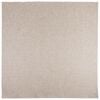 vidaXL Alfombras de &aacute;rea Cuadrado FARO Crema 240 x 240 cm Poli&eacute;ster