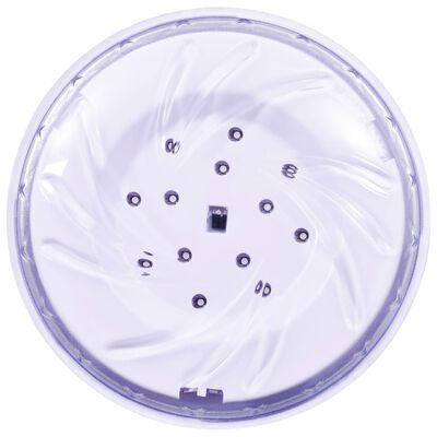 vidaXL Lámpara LED sumergible flotante piscina mando distancia blanco
