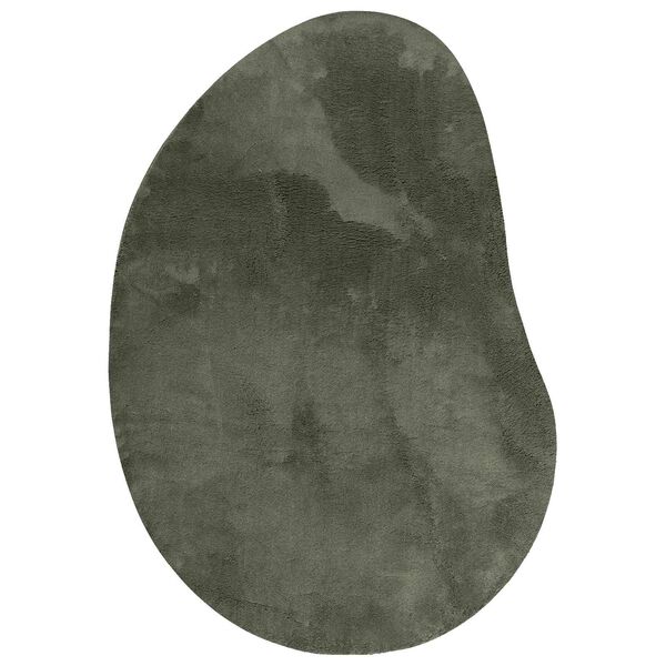 vidaXL Alfombra Verde bosque 140 x 200 cm Poli&eacute;ster