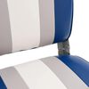 vidaXL Asiento de barco con pedestal altura ajustable 360&deg; giratorio