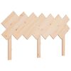 vidaXL Cabecero de cama madera maciza de pino 151,5x3x81 cm