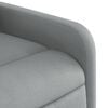 vidaXL Sill&oacute;n reclinable de masaje de tela gris claro