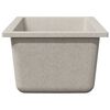 vidaXL Fregadero de cocina Beige 21 x 44 x 14 cm granito