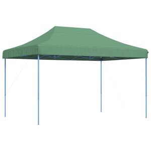 vidaXL Tienda de fiesta plegable Pop-Up verde 410x279x315 cm