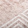 vidaXL Alfombra lavable beige 80x150 cm