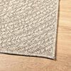 vidaXL Alfombra ZIZUR apariencia yute interior exterior crema 80x250cm