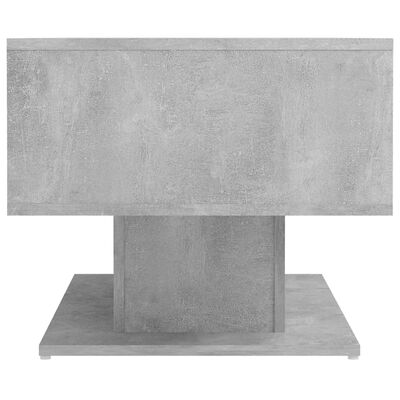 vidaXL Mesa de centro contrachapada gris hormigón 103,5x50x44,5 cm